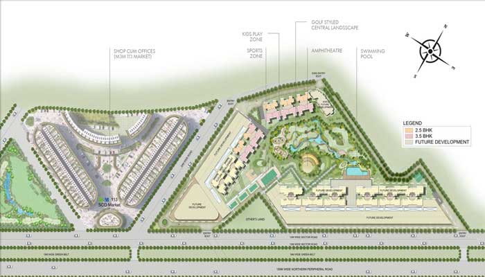 M3M Capital Master Layout Plan