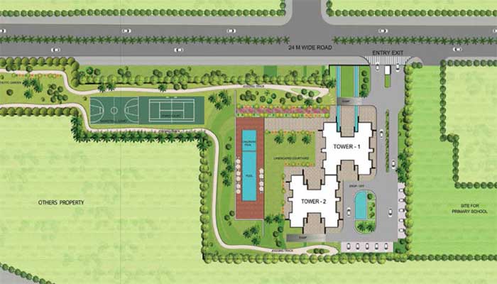 M3M Escala Master Layout Plan