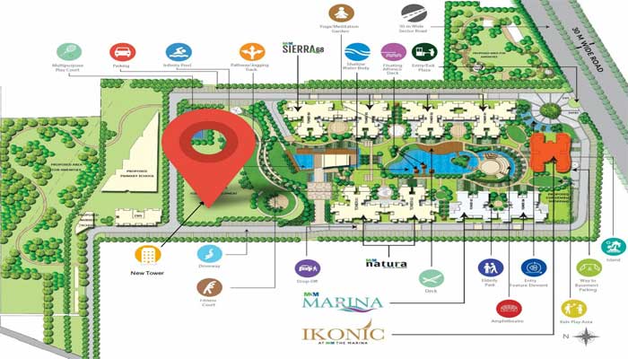 M3M Flora 68 Master Layout Plan