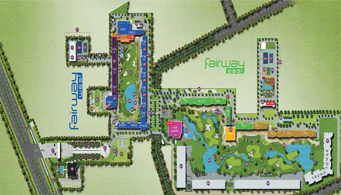 M3M Golf Estate Master Layout Plan