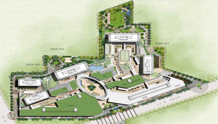 M3M Heights Master Layout Plan