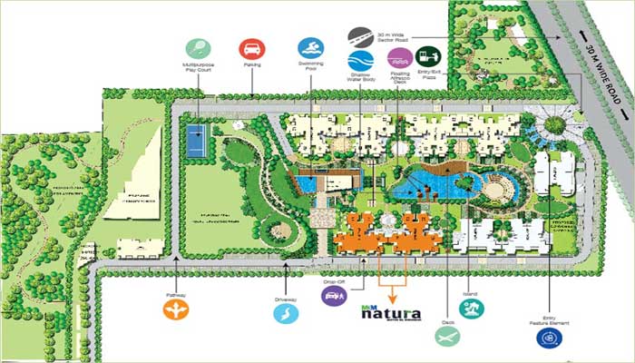 M3M Natura Master Layout Plan