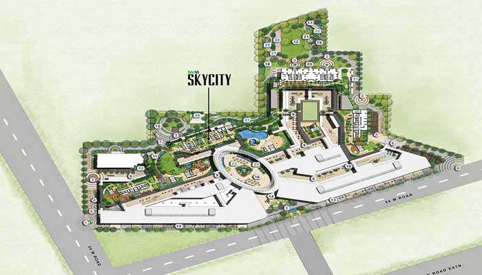 M3M Skycity Master Layout Plan