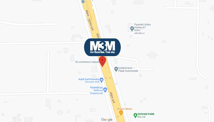 M3M Sohna Road Gurugram Location Map