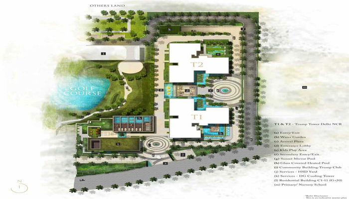 M3M Trump Tower Master Layout Plan