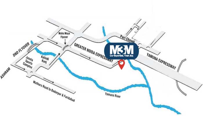 M3M Sector 129 Noida Location Map